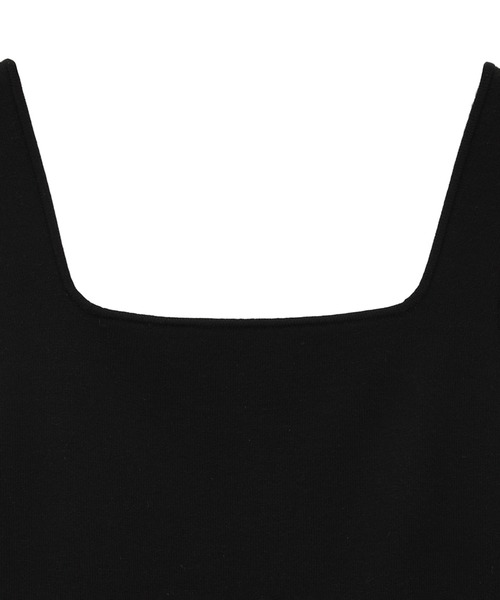 CLANE - CLANE(クラネ) ノースリーブカットソー サイズ1 S レディース - 黒 CLANE tシャツ 「CLANE/クラネ」THERMAL NO SLEEVE TOPS