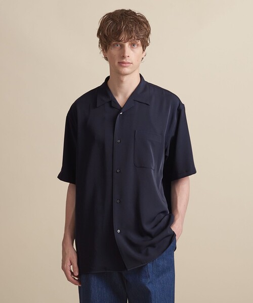 UNITED ARROWS シャツ 「ZOZO限定」ドレープ ショートスリーブ
