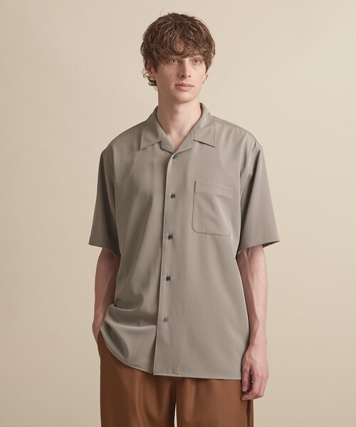 UNITED ARROWS シャツ 「ZOZO限定」ドレープ ショートスリーブ