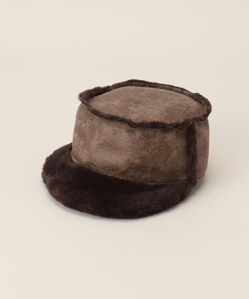 キャップ [AWESOME NEEDS]BELLBOY CAP AWESOME NEEDS 帽子 キャップ BELLBOY CAP_SHEARLING_BROW
