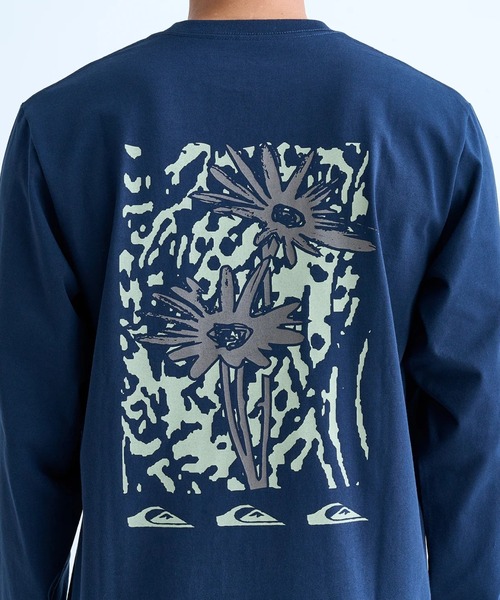 Quiksilver tシャツ CRAZY DAISY LT/クイックシルバーバック