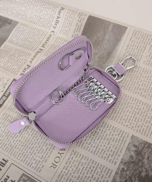 VIBGYOR Women キーケース 「float」マシュマロタッチ キーチェーン