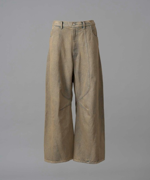 立体裁断カッティングデニムパンツ UNISEX》Three-Dimensional Cutting Denim Pants/立体裁断