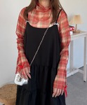 ワンピース A/W アソートリボンティアードキ...の詳細画像3