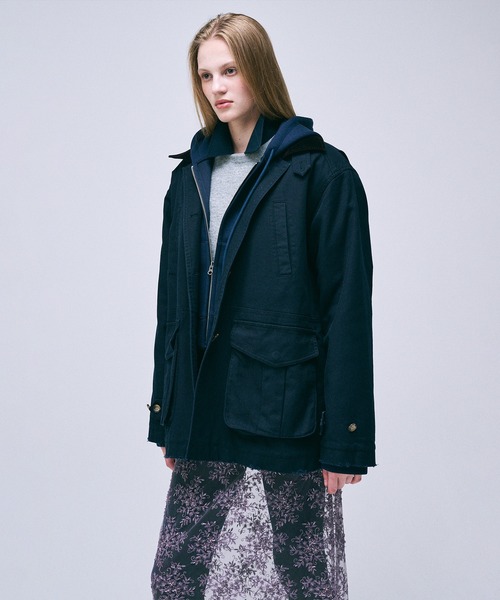 【Mardi Mercredi】新品未使用　フード付きアウター NEOPRENE CROPPED HOODY ZIP UP（その他アウター）｜Mardi Mercredi