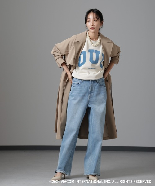 トレーナー スウェット Emily in Paris×FUDGE 別注ロゴスウェット レディース Emily in Paris × FUDGE 別注 ロゴ スウェット