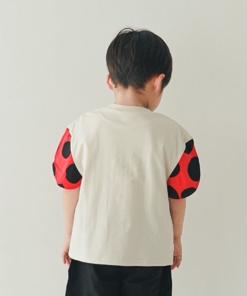途中でやめる　男性ブランコ　てんどん記Tシャツ　グッズ nicohrat tシャツ nicohrat/ニコフラート てんとう虫Tシャツ