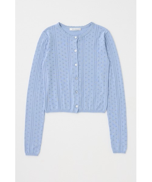 MOUSSY アンサンブル PICOT EYELET ニットアンサンブル