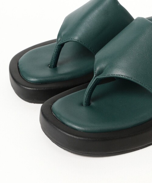 BEAUTIFUL SHOES トングサンダル 24.0-24.5cm BLK BEAUTIFUL SHOES トングサンダル 24.0-24.5cm BLK