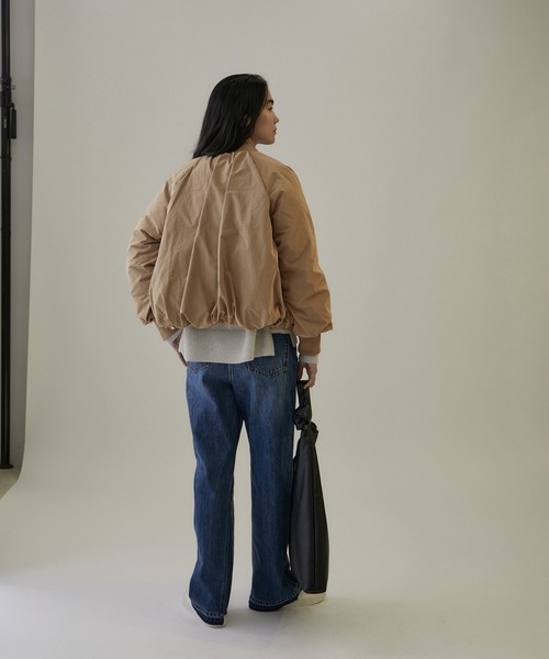 「SALON adam et rope'」 ダウンジャケット FREE オフホワイト レディース_画像4