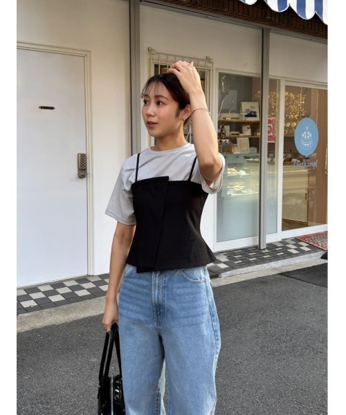 titivate（ティティベイト） キャミソール バックレースアップ