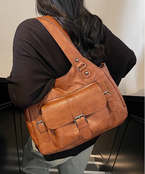 FREE STYLISTS ショルダーバッグ バッグ Y2K レトロ アウトポケット 