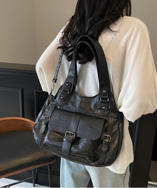 FREE STYLISTS ショルダーバッグ バッグ Y2K レトロ アウトポケット