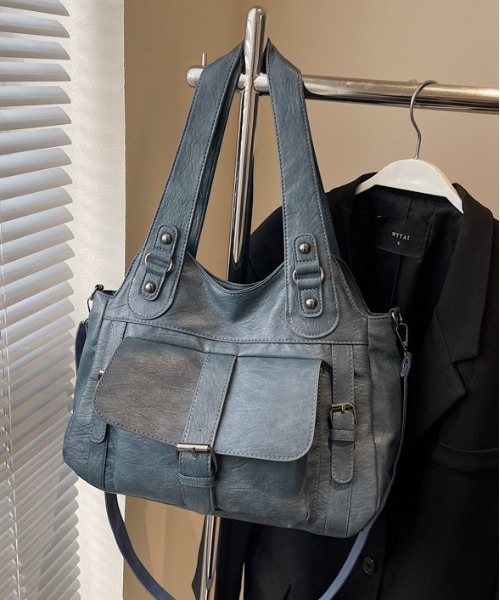 FREE STYLISTS ショルダーバッグ バッグ Y2K レトロ アウトポケット 
