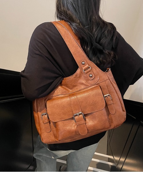 FREE STYLISTS ショルダーバッグ バッグ Y2K レトロ アウトポケット 