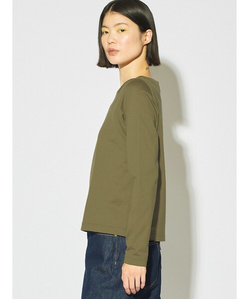 tシャツ MIDIUMISOLID for Ladies アシンメトリーネックプルオーバー レディース MIDIUMISOLID tシャツ for Ladies アシンメトリーネックプル