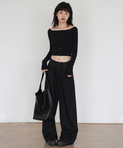 OAMC ドローコード イージーパンツ ポリ 黒M 究極のハイミニマル。OAMCの定番「ドローコードパンツ」レビュー