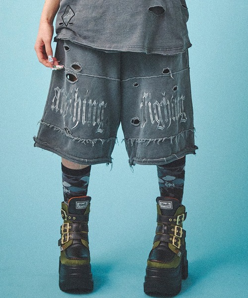 GALFY/ガルフィー 病みに染まりしショートパンツ(MENS) XL GALFY/ガルフィー 病みに染まりしショートパンツ(MENS