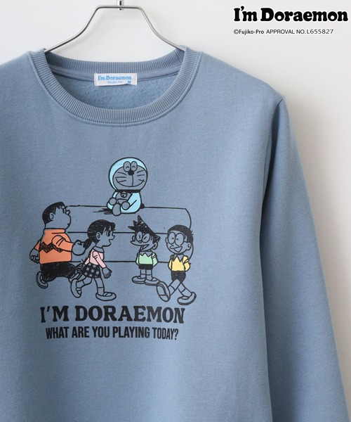 sanrio（サンリオ） トレーナー スウェット I'm Doraemonプリント