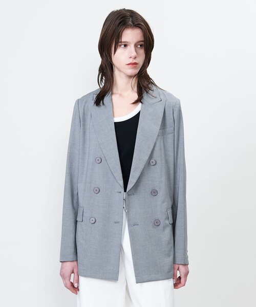 値下げ中6-72 LITTLEBIG ダブルテーラードジャケット　日本製 LITTLEBIG】2B Double Breasted Jacket（テーラードジャケット
