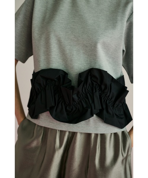 HeRIN.CYE tシャツ Attachment hem tops アタッチメントヘム