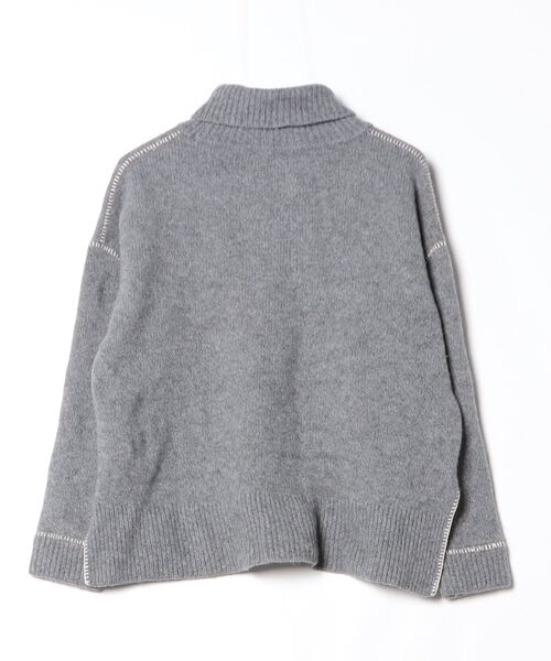 「WRAPINKNOT」 タートルネックニット 0 グレー レディース_画像2