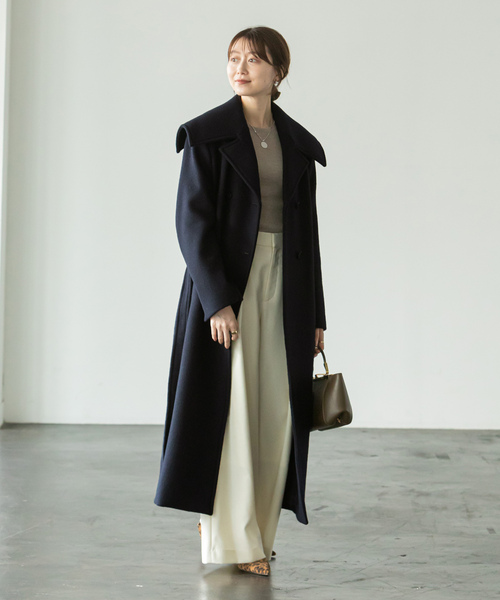 NOBLE（ノーブル） コート 38 ネイビー レディース : ZOZOTOWN Yahoo