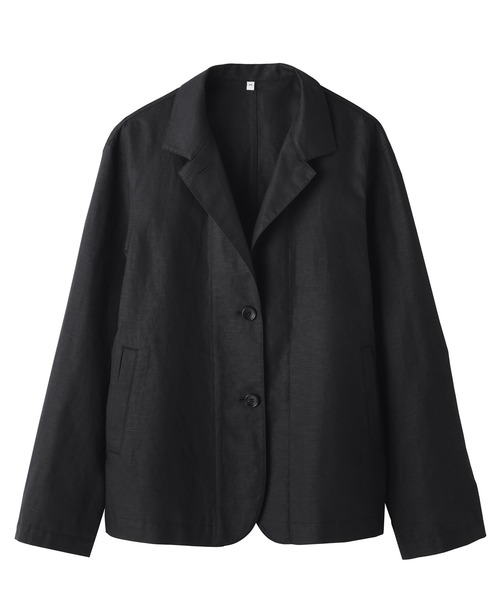 無印良品 コート アウター 婦人 ヘンプ コットン シャツ