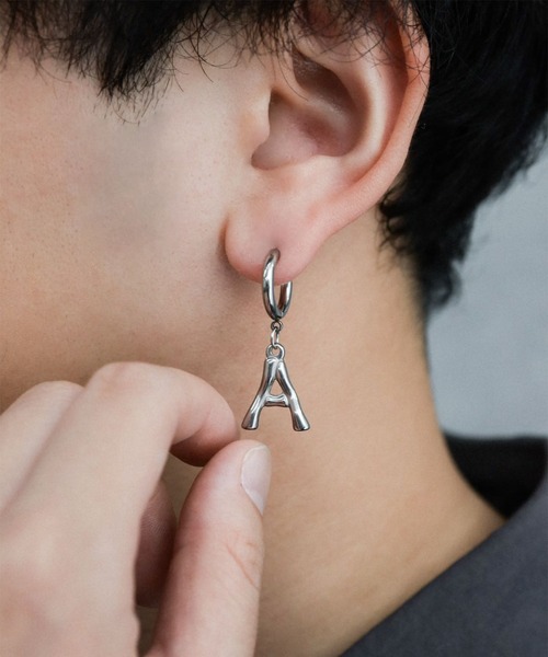 ARROWM ピアス ARROWM Aモチーフ ピアス/イヤーカフ 片耳 メンズ