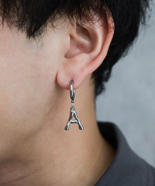 ARROWM ピアス ARROWM Aモチーフ ピアス/イヤーカフ 片耳 メンズ
