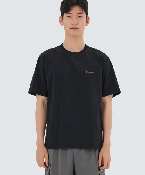 【 Peak】 Root Basic Short Sleeve T-Shirt / 追跡付 Root Basic Short Sleeve T-Shirt（Tシャツ/カットソー）｜Snow