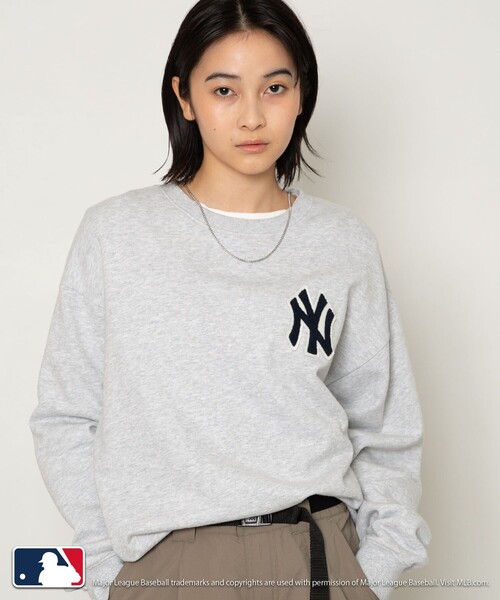 「FREAK'S STORE」 スウェットカットソー フリ- グレー レディース FREAK'S STORE 「FREAK'S STORE」 スウェットカットソー フリ