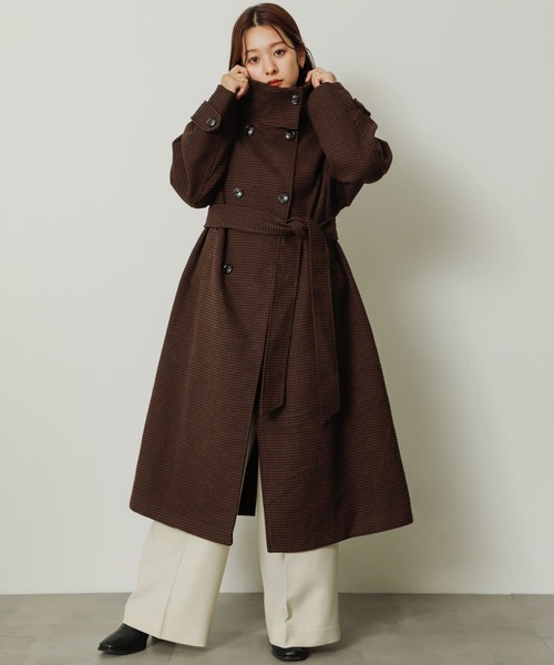 「SENSE OF PLACE by URBAN RESEARCH」 ステンカラーコート SMALL ブラウン系その他 レディース_画像9