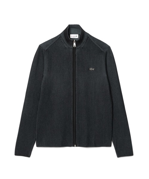 LACOSTE カーディガン リブニットトラックジャケット