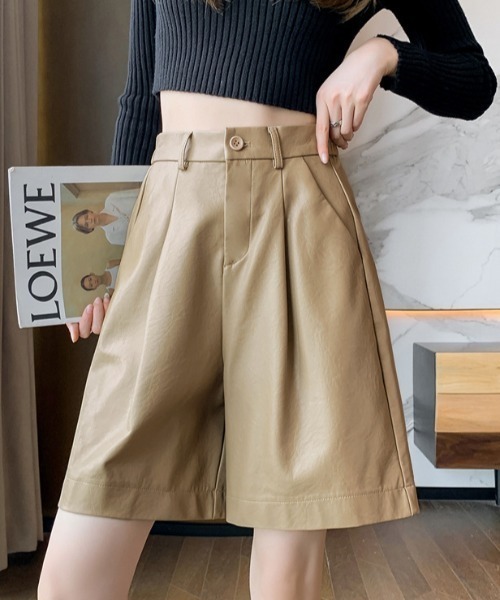 「gossip!ロサンゼルス」 ハーフパンツ M カーキ レディース_画像7