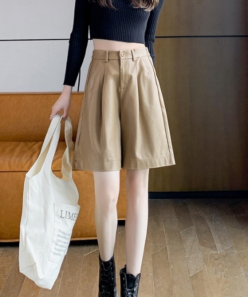 「gossip!ロサンゼルス」 ハーフパンツ M カーキ レディース_画像9