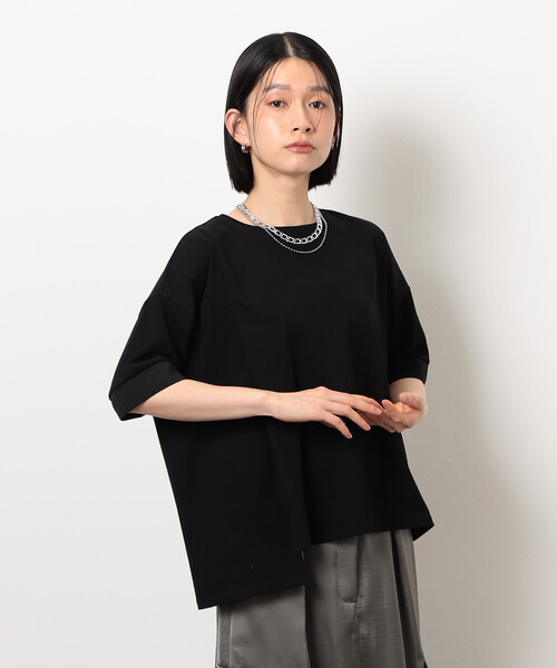 tシャツ 「洗える/抗菌防臭」シャツコンビレイヤードTシャツ レディース UNFILO tシャツ 「洗える/抗菌防臭」シャツコンビレイヤードT