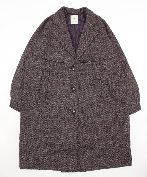 「BITTOKO」 チェスターコート FREE グリーン レディース_画像5