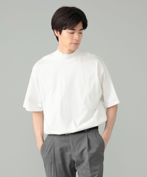 BEAMS F（ビームスF） tシャツ コーコランコットン ショートスリーブ