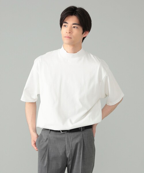 BEAMS F（ビームスF） tシャツ コーコランコットン ショートスリーブ
