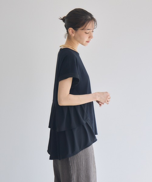 tシャツ 「KATHARINE ROSS」ティアードドッキングプルオーバー レディース KATHARINE ROSS tシャツ 「KATHARINE ROSS」ティアード