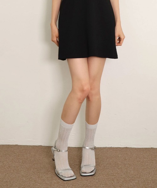 CEMO NEMO（セモネモ） 靴下 グリッター ラメ ソックス レディース
