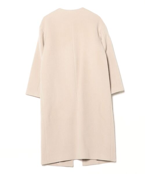 IENA（イエナ） ノーカラーコート 38 ベージュ レディース : ZOZOTOWN