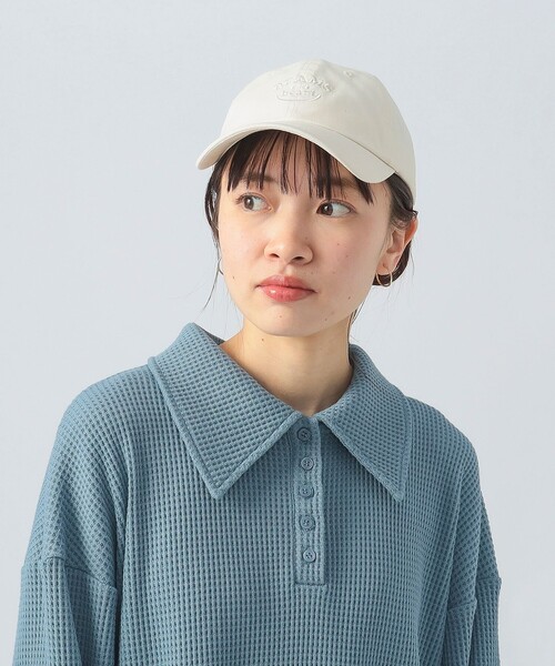 なっちゃん　BEAMSHEARTとSK2ccクリーム BEAMS HEART キャップ 帽子 スマイルロゴ 25SS レディース