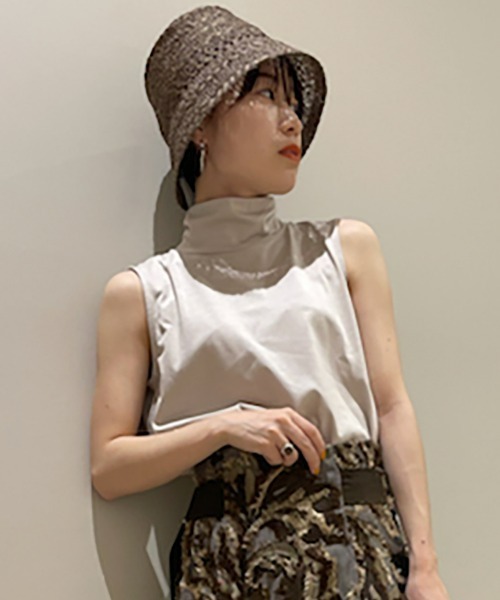 「FRAY I.D」 ノースリーブトップス ONE SIZE ベージュ レディース