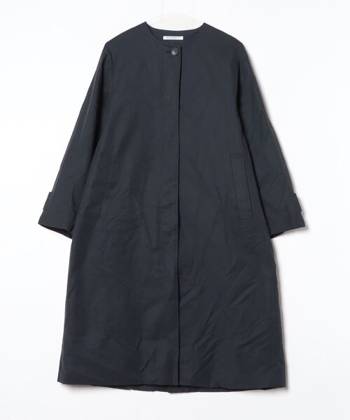 ビューティーアンドユース　ノーカラー　コート　ネイビー BEAUTY＆YOUTH UNITED ARROWS 「BEAUTY&YOUTH ARROWS」 ノー