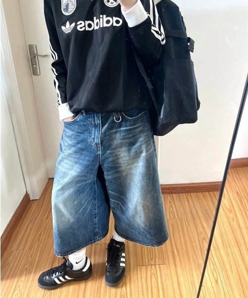 B'day ハーフパンツ ワイドパンツ ジーンズ 「 B'day / ビーデー
