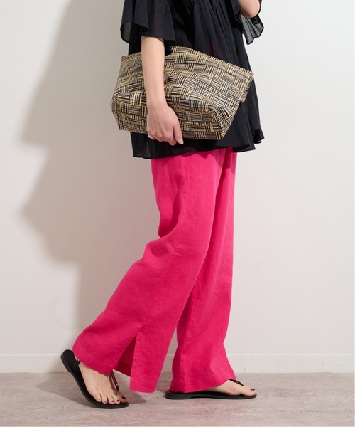 JOURNAL STANDARD relume パンツ 「WEB限定追加3」麻スリット