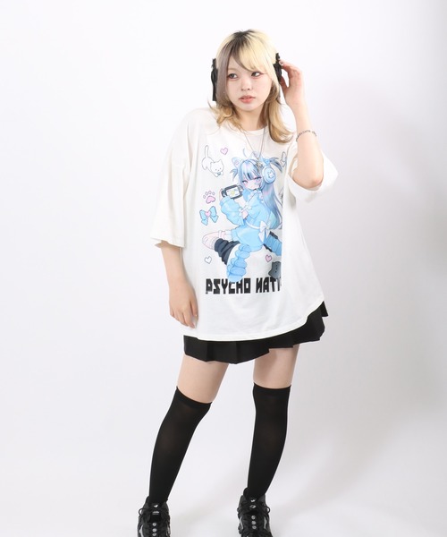 スティング☆さま専用(Tシャツ文章イラスト付き タオル濃い色 tシャツ PSYCHONAITION(サイコネーション)寝田ルネ イラスト