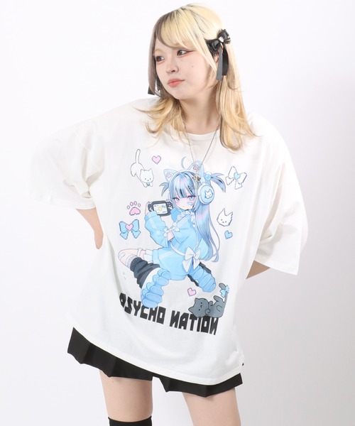 スティング☆さま専用(Tシャツ文章イラスト付き　タオル濃い色 焼塩檸檬 フルグラフィックTシャツ [負けヒロインが多すぎる